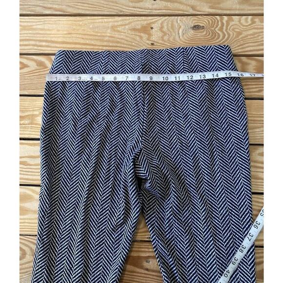 Chico’s Herringbone Pants Petite Size 0P (Small) Women’s Black Pull On - Picture 7 of 9